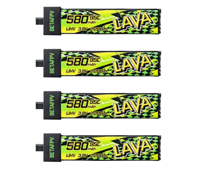 Akcesorium do dronów BetaFPV LAVA II 1S Bateria 580mAh 95C (4 szt.)